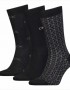 Calvin Klein 701224107-001  Ανδρικές Κάλτσες Σετ 3 τεμ. σε Συσκευασία Δώρου, ΜΑΥΡΟ